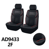 AUTO PLUS Universal Sport Seat Car Covers 5D Design Breathable Mesh BK Cloth Car Seat Covers Cushion Fit For Most Car SUV Van