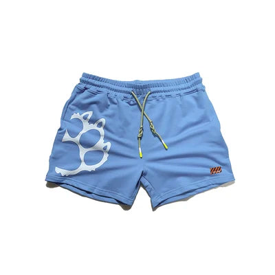 New 2022 Bear Paw Plus Size Men's Board Shorts Bear Claw Cotton Beach Short Swim Short Gym Fitness Pants 7 Colors XL 2XL 3XL 4XL