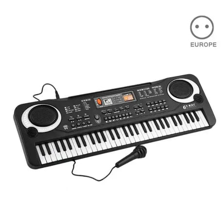 61 Keys Kids Electronic Keyboard Piano With Microphone Musical Instrument USB Digital Electric Organ Gifts Toys for children