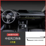 Car Interior Panel Kit Cover Decor Trim Sticker Carbon Fiber Fit for Mazda 3 Axela 2020