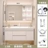 Washbasin Mirror Drawer Wall White Bathroom Cabinets Vanity Luxury Bathroom Cabinets Make Up Organizer Gabinete Room Furniture