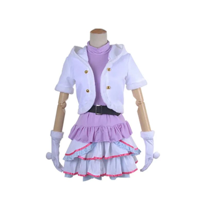 Anime Lovelive Love Live μ'S Snow Halation Kotori Minami Nico Yazawa Rin Hoshizora Cosplay Costume Wig Winter Lolita Dress Suit