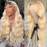 613 Wigs Human Hair Full Lace Frontal Wig Blonde Body Wave 13x6 Lace Front Wig On Sale Clearance Brazilian Rmey Hair 30 32 inch