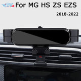 Car Phone Holder For MG ZS ev HS 2021 2022 Car Styling Bracket GPS Stand Rotatable Support Mobile Accessories