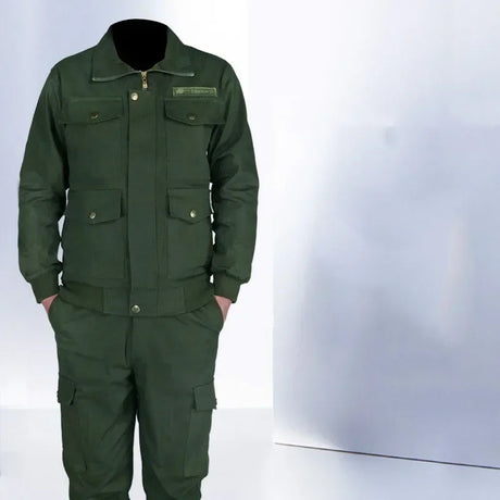 Work Uniform For Men Workshop Warehouse Factory Mechanic Garage Security Working Cloth Army Uniform Wear Resistant Anti Scald