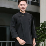 Chef Jacket Men Restaurant Kitchen Cook Shirts Hotel Waiter Uniform