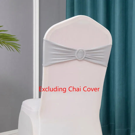 10pcs/lot Stretch Lycra Spandex Chair Covers Bands With Buckle Slider For Wedding Decorations Wholesale Chair Sashes Bow heart