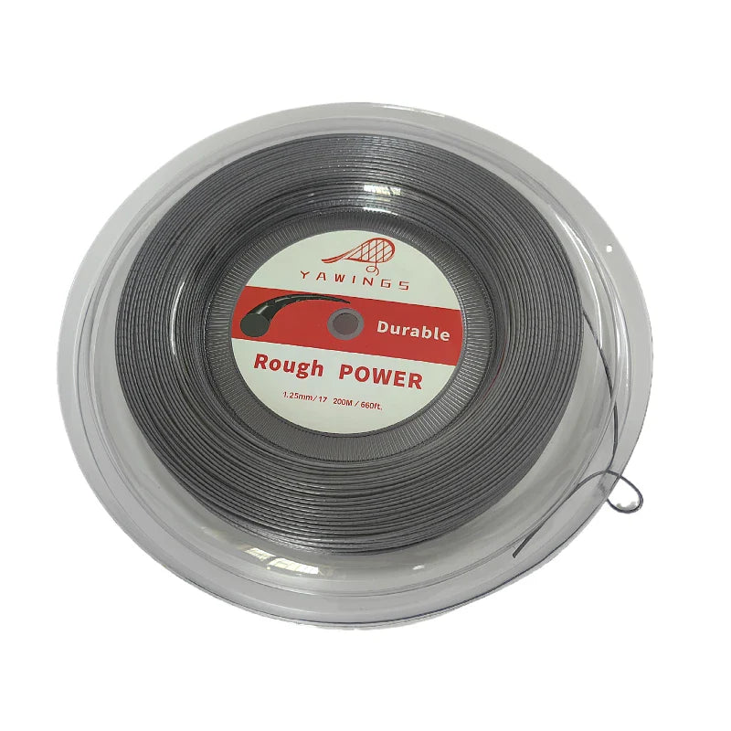 LUXILON Quality Big Banger Power Rough Tennis String 1.25MM Gray Color 200M