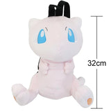 Cute Pokemon Mew Kawaii Japanese Style Plush Bag Gengar Eevee Snorlax Backpack Schoolbag Cosplay Props Fashion Gifts