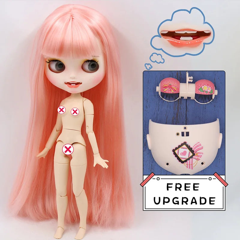 ICY DBS blyth doll CUSTMIZED carvd lips teeth matte face  joint body on sale 1/6 BJD neo azone