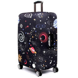 Thick Elastic World Map Luggage Protective Cover Zipper Suit For 18-32 inch Bag Suitcase Covers Trolley Cover Travel Accessories