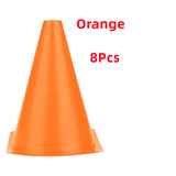 8Pcs 23cm Traffic Prop Cones Toy Multipurpose Construction Theme Party Sports Activity Cones For Football Scooter Training Toy