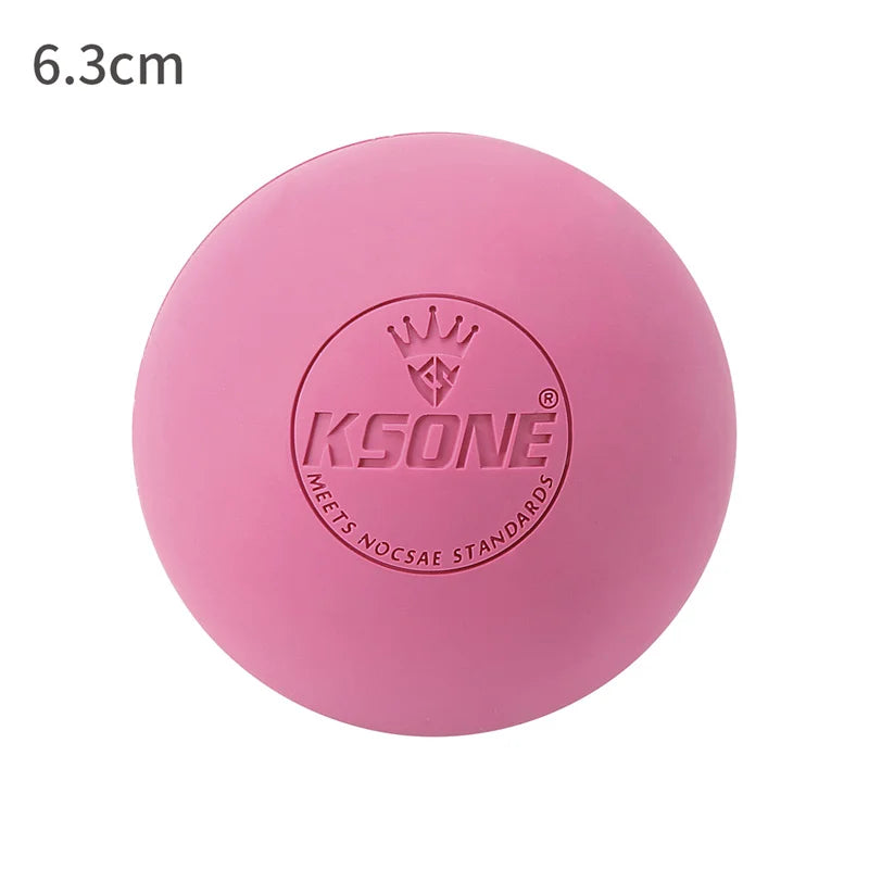 Rubber Fascia Massage Ball Yoga Fitness Muscle Relaxation Pain Relief Lacrosse Massage Ball Portable Physiotherapy Ball