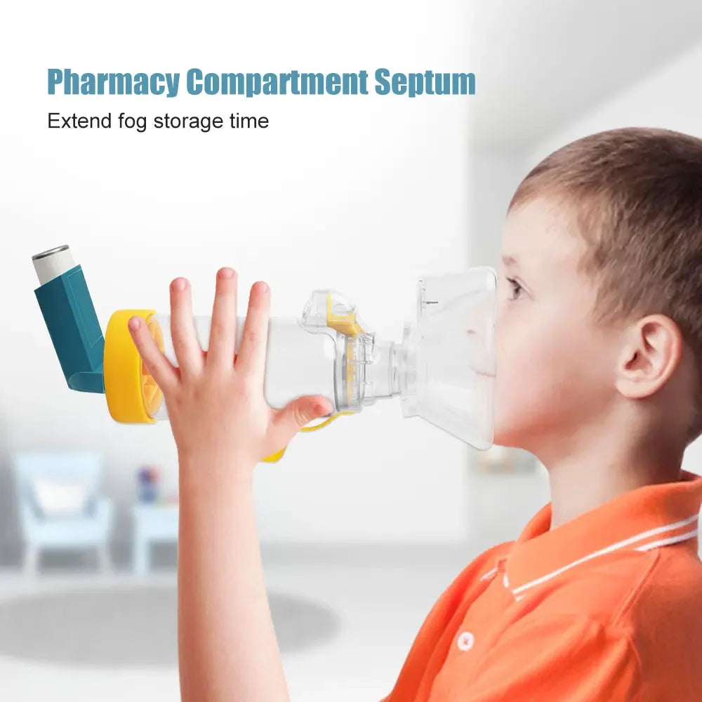 Professional Inhaler Spacer Device Adult/Pediatric/Baby Asthma Spacer Silicone Aerosol Cabin Surgical Supplies Nebulizer Tank