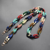 Multi-functional cross body women acrylic handbag strap bag decoration phone  chain alternative bag chain high quality