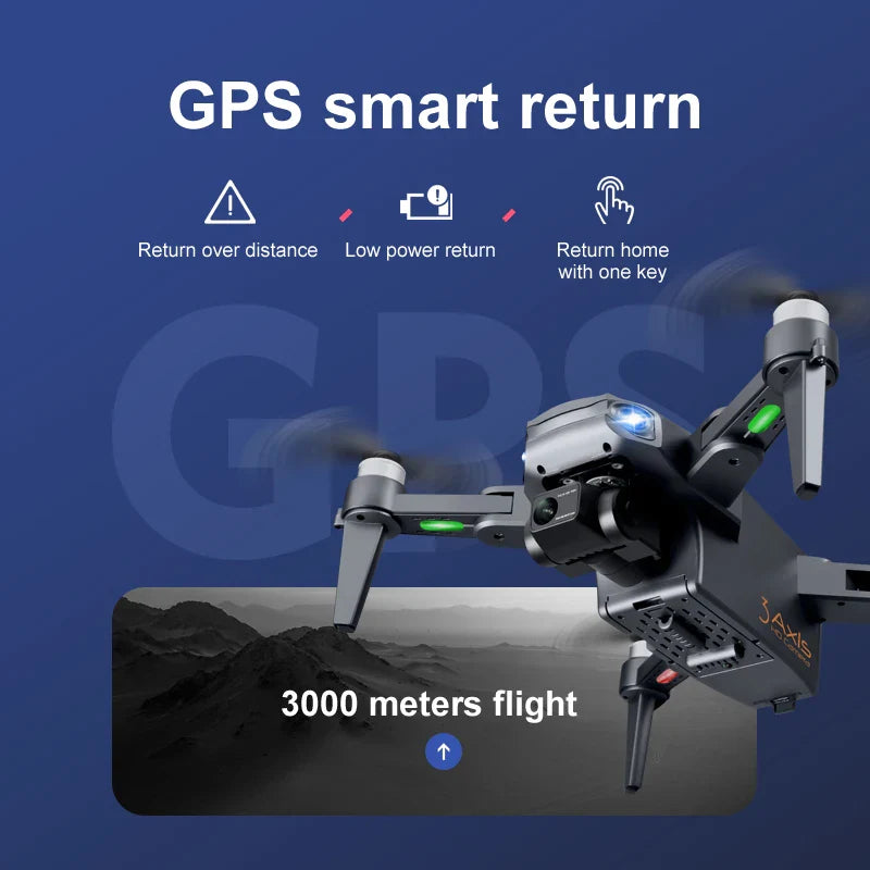 RG106 PRO Drone 8K Professional 5G GPS WIFI HD Dual Camera Dron 3 Axis Gimbal Brushless Motor Anti-shake RC Quadcopter Drones