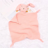 Name Personalized Baby Comforter Blanket Cotton Newborn Baby Saliva Towel Sleeping Doll Kid Sleep Toy Soothe Appease Towel