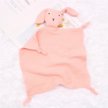 Name Personalized Baby Comforter Blanket Cotton Newborn Baby Saliva Towel Sleeping Doll Kid Sleep Toy Soothe Appease Towel