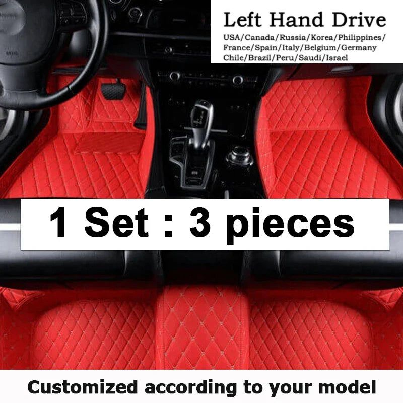 Car Floor Mats For Nissan Versa Note 2014~2023 E12 Anti-dirt Pads Car Mats Full Set Dirt-resistant Pad Car Accessories Interior