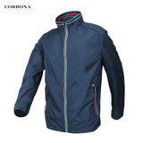 CORBONA 2024New Men Spring Summer Lightweight Jacket Long Sleeve Oversized Autumn Coat Windproof Sea Beach Fishing Outdoor Parka