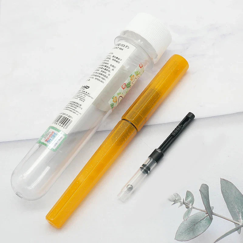 Japanese Plantinum small meteor pen student lovely girl makaron color writing practice pen pq-200