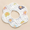 5pcs/batch thickened muslin 30X30cm cotton soft baby towel handkerchief bath care face cloth burp cloth