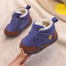 Winter Toddler Kids Girls Snow Boots Plush Warm Baby Boy Shoes Soft Bottom First Walkers