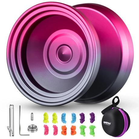 MAGICYOYO Professional Responsive Yoyo V8, Dual Purpose Yoyo for Kids Beginners, Replacement Uresponsive Yoyo Bearing