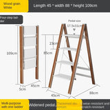 Multifunctional High Stools Kitchen Thickened Telescopic Ladder Stable Structure Step Stool Non-slip Foot Pad Ladder Stool