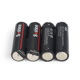 Soshine 1.5V 2600mWh Li-Ion Rechargeable Battery AA Lithium Batteries 1200 Times Cycle Type C AA Battery with 4-in-1 USB Cable