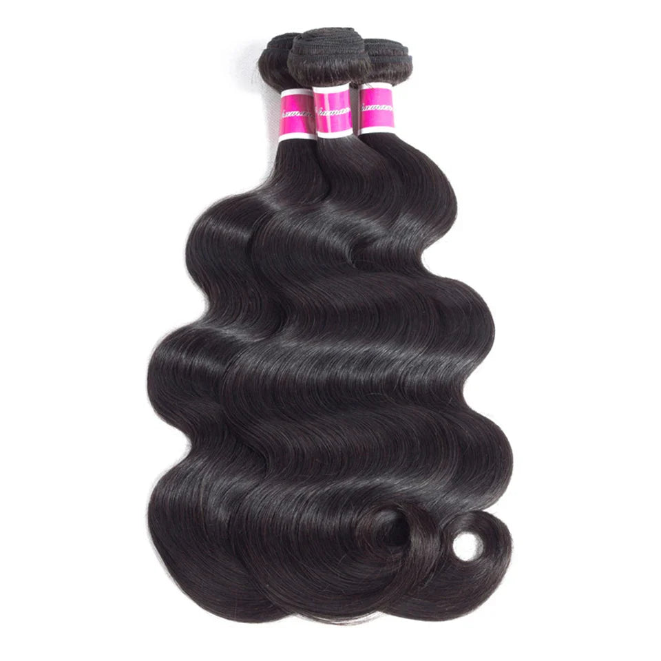 Highlight Body Wave Bundles Human Hair Bundles P4 27 Ombre Honey Blonde Bundle 12A Peruvian Remy Hair Weave Extensions For Woman