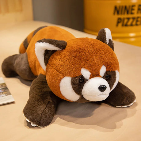 Lifelike Red Panda Stuffed Animals Raccoon Plush Toy Cute Panda Plushie Toy Gift For Kids Girlfriend Birthday Boy Christmas Gift