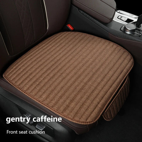 Car Seat Cover Flax Seat Protect Cushion Automobile Backrest Cushion Pad Covers Mat Four Seasons Car Supplies Set