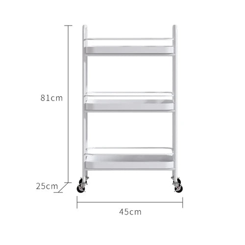 Rolling Cart Organizer Trolley Kitchen Shopping Beach Basket Utility Trolley Storage Bar Tables Archivadores Restaurant Furiture