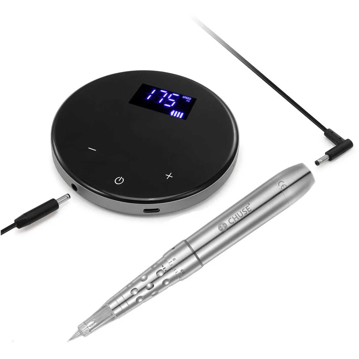 CHUSE C18 Smart Tattoo Pen – Semi-Permanent Makeup Machine Kits – Tattoo Gun Sets Wireless 1800mAh