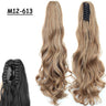 Synthetic Claw Clip On Ponytail Hair Extensions Long Straight 24" Heat Resistant Pony Tail HairPiece BlackBrown Blonde Hairstyle