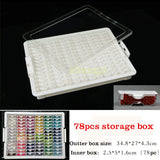 5D Diamond Painting Embroidery Accessories Tool Storage Box Elizabeth Ward Bead Storage Solutions 78pcs Assorted Craft Supply