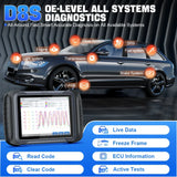 XTOOL D8S All System Car Diagnostic Tools ECU Coding Active Test Key Programmer 38 Service Topology Mapping  With CAN FD DOIP