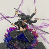 40cm Anime One Piece Zoro Figure Wano Onigashima 9 Swords Style Action Figurine PVC Statue Model Collectible Decoration Toy Gift