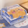 Sanrio Bedding Sheet Plush Cartoon Hello Kitty Blanket Air Conditioner Blanket Winter Woolen Blanket Quilt