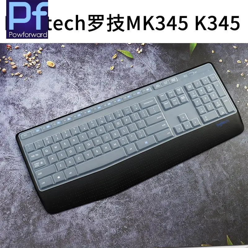 For Logitech Mk345 / Logitech Mk345 Accessories Keyboard Cover Skin Ultra Thin Silicone Keyboard Protector Skin Transparent