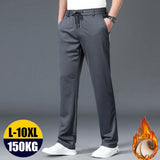 10XL Casual Pants For Men Men's Oversize Suit Pants Trousers Man Formal Dress Tailoring  Clothing Mens Work Classic Social  Man