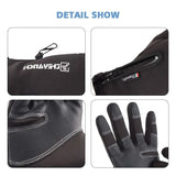 Motorcycle Gloves Winter Thermal Fleece Lined Resistant Waterproof Touch Screen Non-slip Motorbike Riding Glove For Men Women