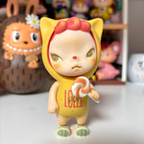 Sooya Lollipop Candy Figure Toy Yellow Cat Kitty Fantasy Trendy Girl Fish Behind Angel Figurine Magical Girls Toys Collection