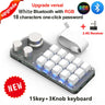 Macro Programming Keyboard Bluetooth USB Backlit 2.4G Wireless One Key Shortcut Photoshop Hotswap Red Switch Mechanical Keypad