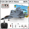 2024 New F22S 2.4G 4CH 3D6G RC Airplane Raptor F22 Warplane WLtoys A180 Upgrade Version LED Light With Gyroscope Out Door Toys