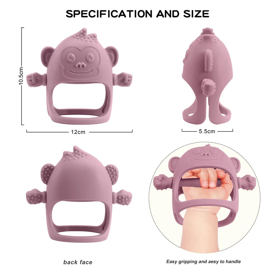 1PC Baby Silicone Teether Toy BPA Free Infant Health Care Glove Teething Chewing Baby Toys Newborn Gifts For Baby Stuff