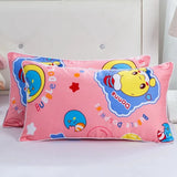 Rectangle Children's Pillow Cover Cartoon Pure Cotton Pillow Case Four Seasons Kindergarten Children's Pillowcase Home Bedding