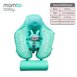 Mambobaby Float Non Inflatable Upgrade Soft Baby Swimming Float Infants Swimming Training UPF 50+ UV Sun Protection Canopy