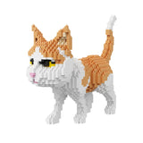 Balody Cat Block Animal World Persian Cat Tabby Kitten Pet 3D DIY Mini Diamond Blocks Bricks Building Toy for Children Gift